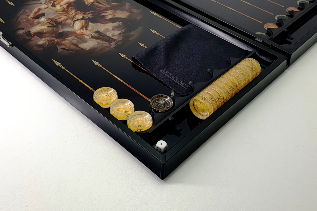 Exclusive: "The Gladiator" — Tempered Glass Backgammon