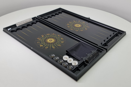 Exclusive: "Fiery Flight" — Tempered Glass Backgammon