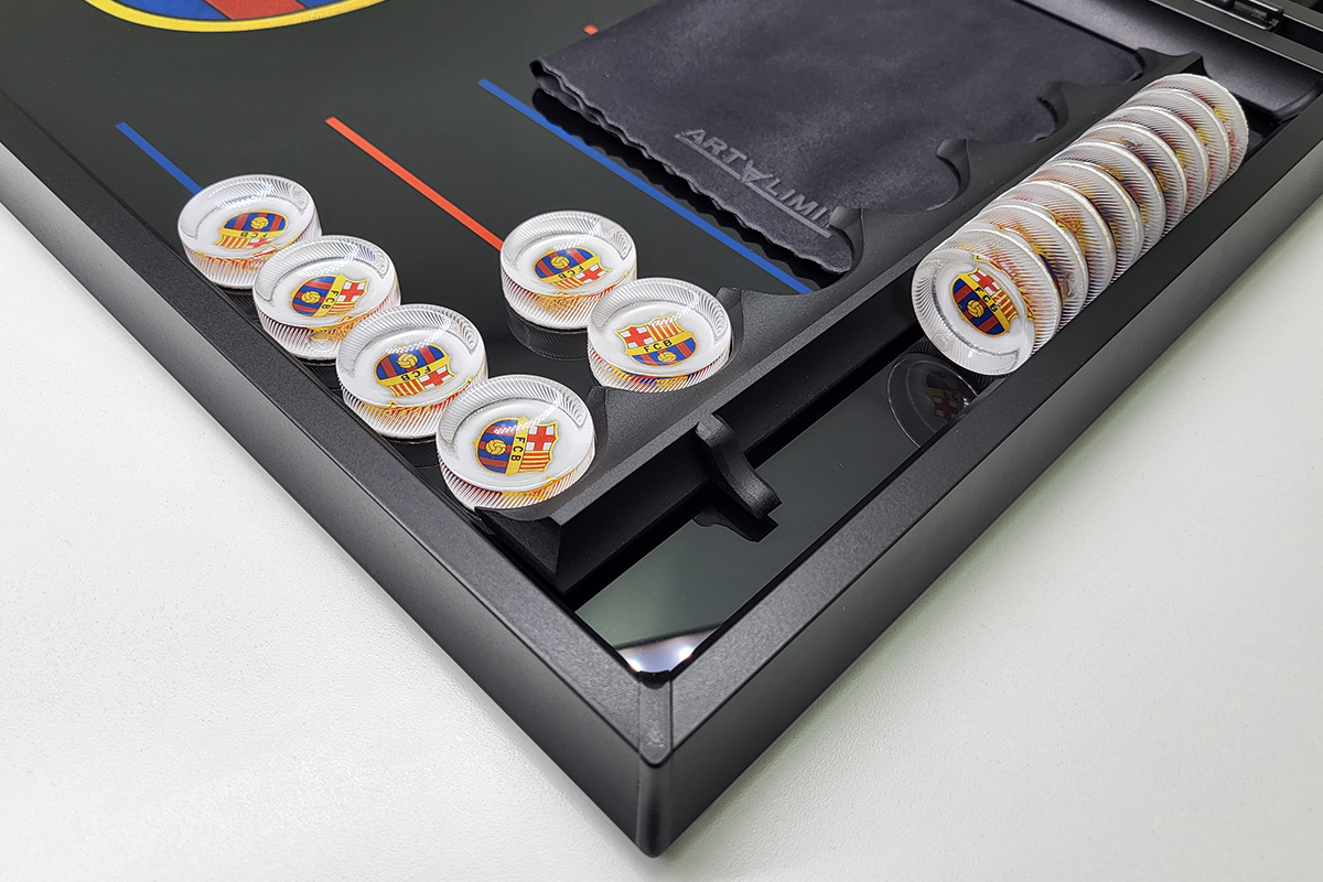 Exclusive: "Barcelona" — Tempered Glass Backgammon