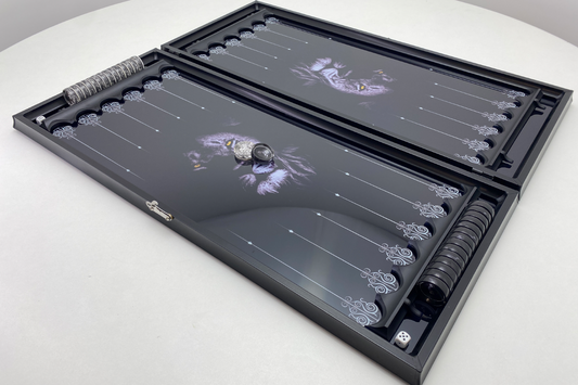 Exclusive: "The Lion" — Tempered Glass Backgammon