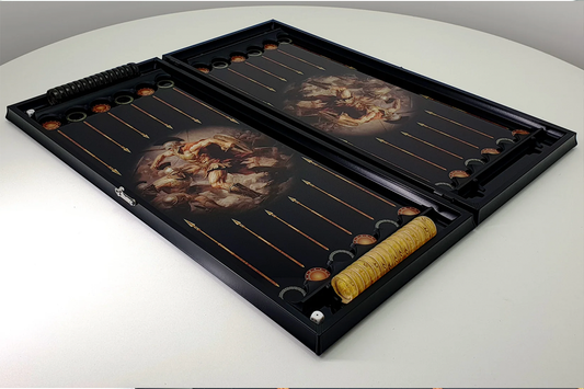 Exclusive: "The Gladiator" — Tempered Glass Backgammon
