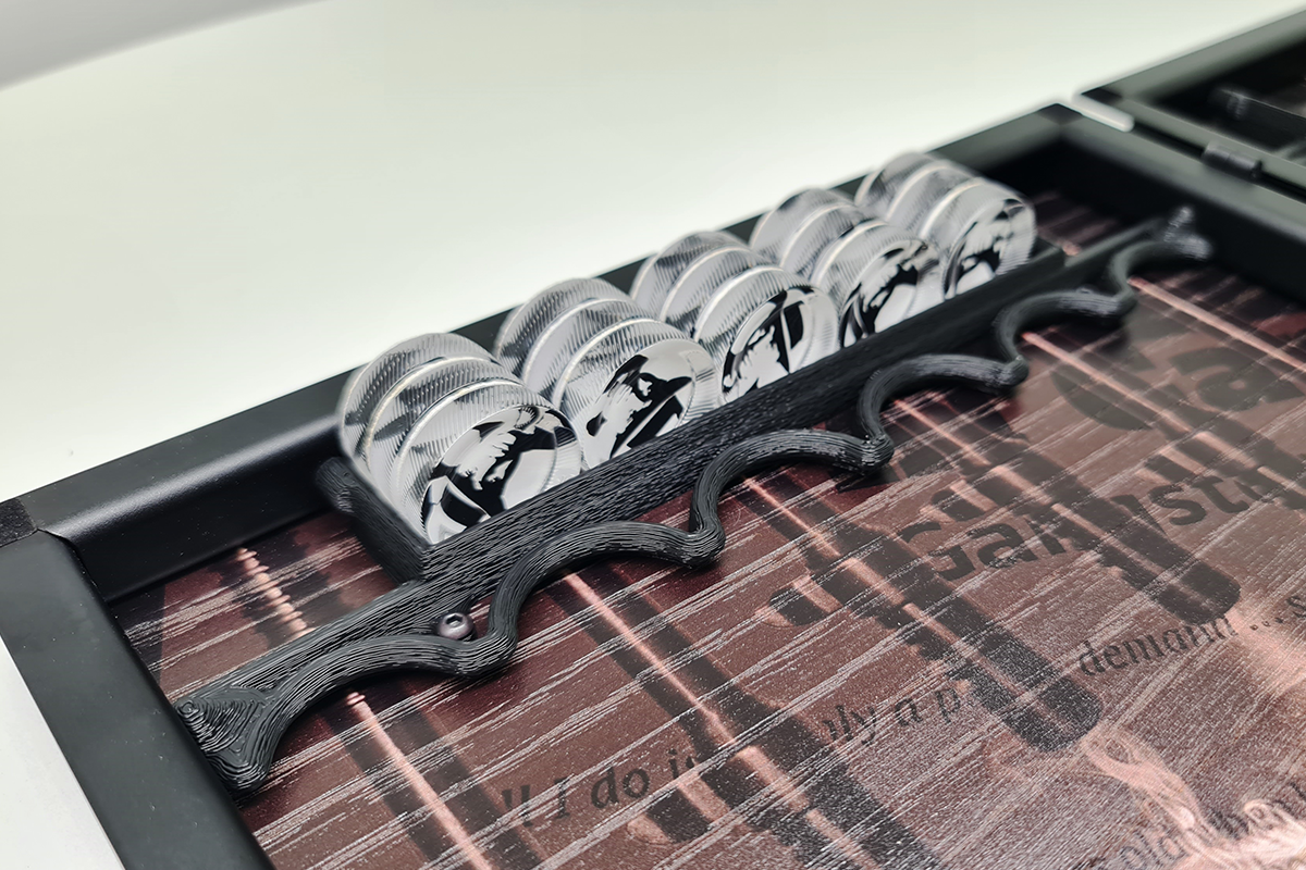 Exclusive: "Al Capone Edition" – oak veneer backgammon game