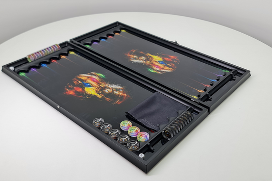 Exclusive: "Marvel" — Tempered Glass Backgammon