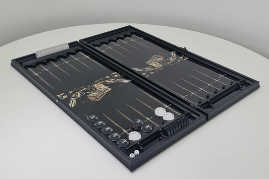Exclusive: "Intrigue and Peril" — Tempered Glass Backgammon
