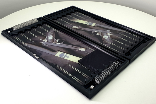 Exclusive: "The Avenger" — Tempered Glass Backgammon
