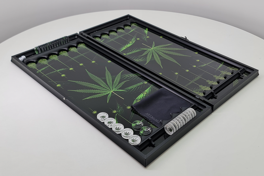 Exclusive: "Green Spirit" — Tempered Glass Backgammon