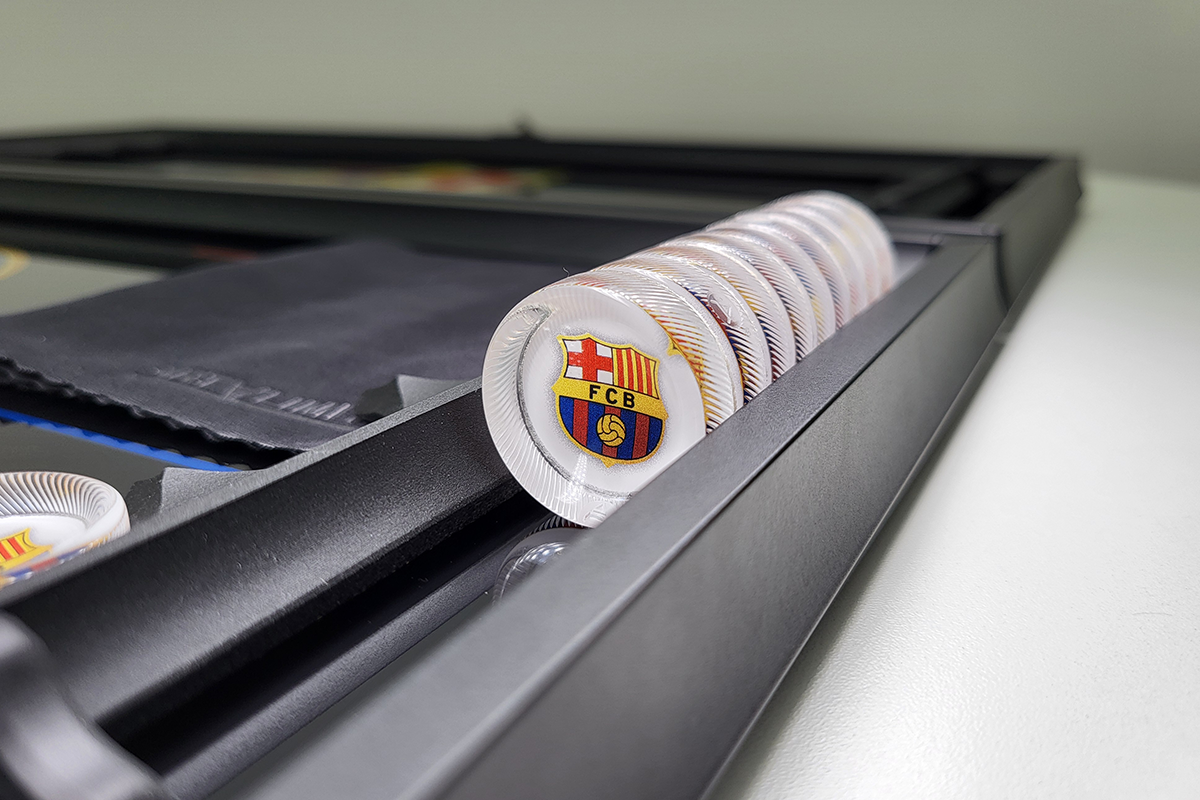 Exclusive: "Barcelona" — Tempered Glass Backgammon