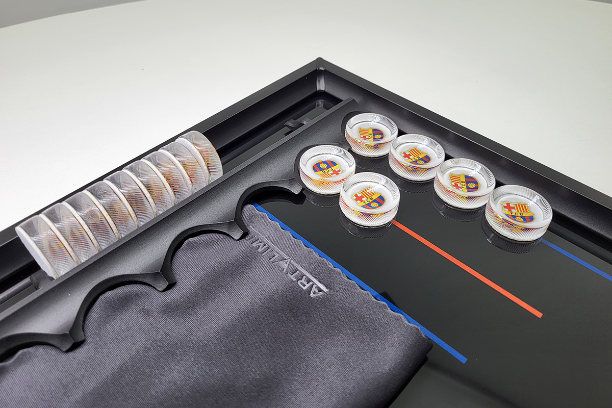 Exclusive: "Barcelona" — Tempered Glass Backgammon